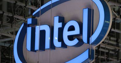 Logo de Intel. 