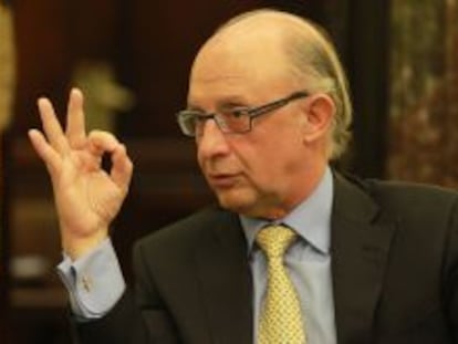 El ministro de Hacienda, Crist&oacute;bal Montoro. 