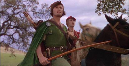 Errol Flynn, en una escena de 'The Adventures of Robin Hood', de 1938