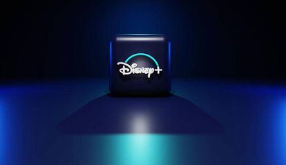 Logo Disney con fondo azul