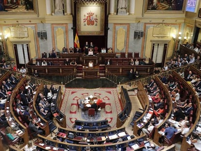 Sesi&oacute;n constitutiva de la XII Legislatura en el Congreso.