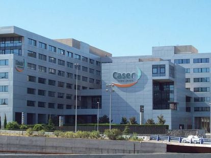 Vista de la sede social de Caser, en la Avenida de Burgos de Madrid, en el distrito de Fuencarral-El Pardo.Luis García 