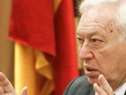 El ministro de Asuntos Exteriores, Jos&eacute; Manuel Garc&iacute;a-Margallo.