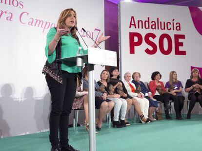 La presidenta de la Junta y secretaria general del PSOE andaluz, Susana D&iacute;az.