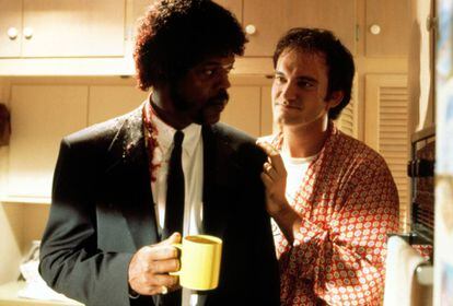 Samuel L. Jackson y Quentin Tarantino, en la película 'Pulp Fiction' (1994).
