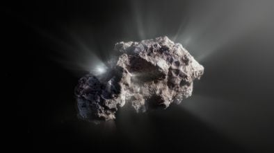 Una ilustración del aspecto del cometa 2I/Borisov.