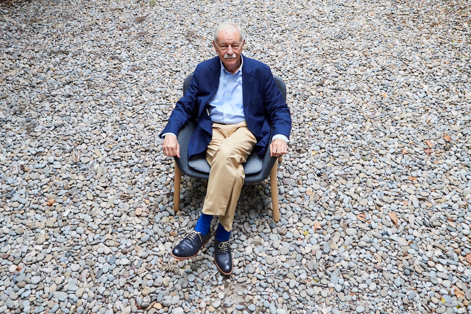 Eduardo Mendoza en octubre de 2019 en Barcelona.