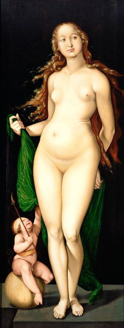 'Venus y el amor', de Hans Baldung.