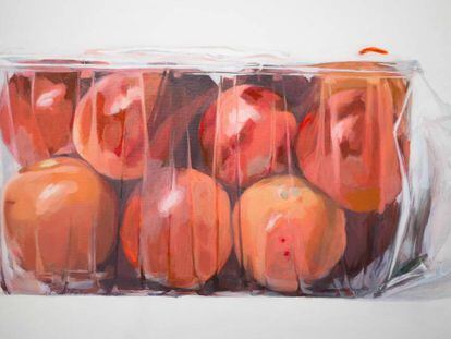 'Tomates cherry', obra de Luna Bengoechea que expone en la galería Lucía de Mendoza. 