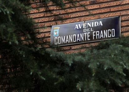 La avenida del Comandante Franco, en Chamartín.