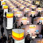 Feria de tecnología Cebit en Hannover (Alemania).