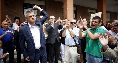 El alcalde de Móstoles, David Lucas, tras ser proclamado el pasado 13 de junio.