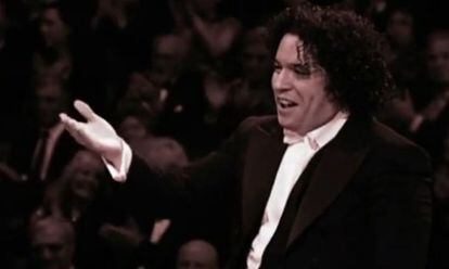 El director de orquesta venezolano Gustavo Dudamel.