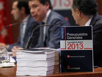 Presentación de los Presupuestos Generales 2013 de la Comunidad de Madrid