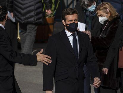 El líder del PP, Pablo Casado, el pasado día 7 en Madrid.