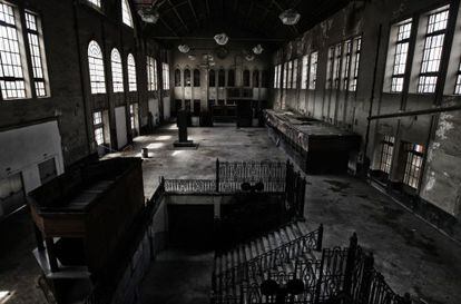 Interior del vestíbulo de la antigua Estación del Norte.