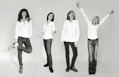 De izquierda a derecha: Katy McConkey, Blanca Losada, Martina Noora Mill&agrave; y Mariona Iglesias.