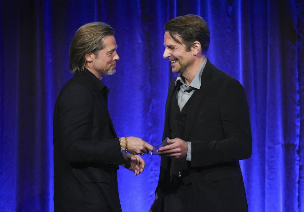 Brad Pitt y Bradley Cooper, en Nueva York (EE UU), el pasado enero.