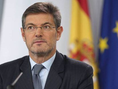 El ministro de justicia, Rafael Catalá.