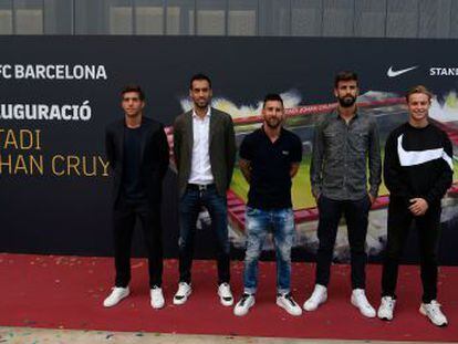 Hoy la filosofía del holandés se extiende por la explanada del Camp Nou, por los murales de la Ciudad Deportiva, por el nuevo estadio en el que jugarán el filial, el juvenil y el femenino