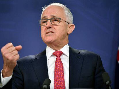 Malcolm Turnbull, durante una rueda de prensa en Sydney.