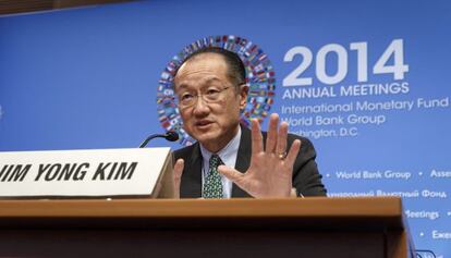 El presidente del banco mundial, Jim Yong Kim