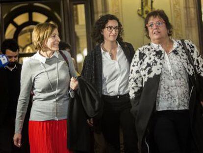 Las tres diputadas de ERC tienen que comparecer este viernes ante el juez Pablo Llarena