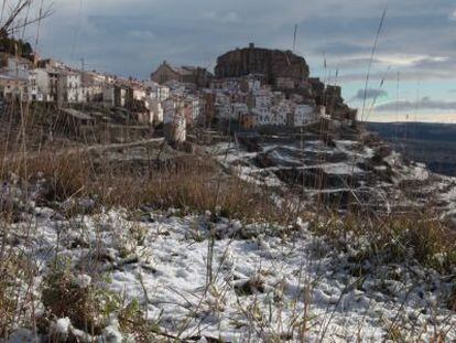 Llegan las primeras nieves del a&ntilde;o al pueblo castellonense. 