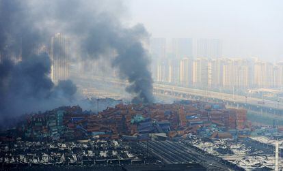 La zona de contenidors on es va produir la primera deflagració és propietat de l'empresa Ruihai International Logistics, segons el diari 'Beijing News'.