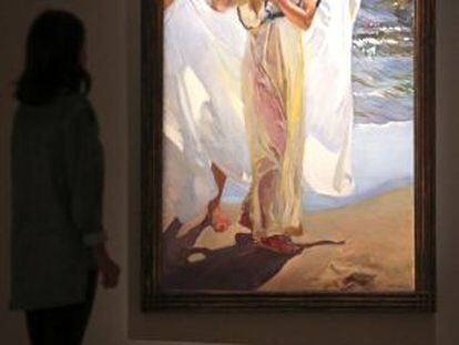 Una de las obras de Sorolla en la exposición en la Fundación Mapfre de Madrid.