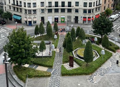 The Plaza de Arriquíbar, by the landscape designer María Iza, in Bilbao.
