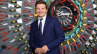 Co-host and Executive Producer Jeremy Renner attends a premiere for the television series 'Rennervations' in Los Angeles, California, U.S. April 11, 2023. REUTERS/Mario Anzuoni