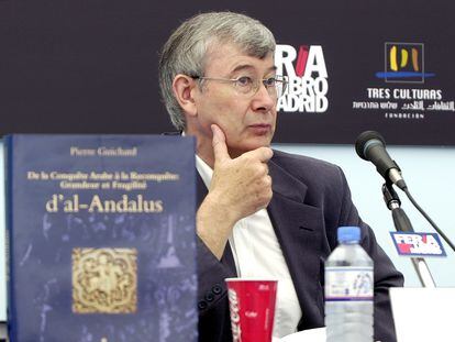 El historiador francés Pierre Guichard, en la presentació de un libro suyo en Madrid, en 2003.