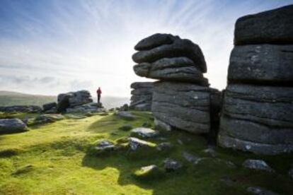 El parque nacional de Dartmoor, al suroeste de Inglaterra.