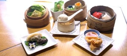 Dumplings variados en Kao Dim Sum