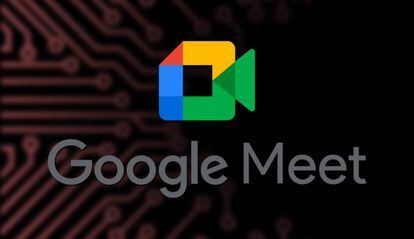 Logo Google Meet con fondo