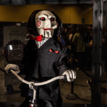 El títere Billy, una de las estampas más reconocibles de la parafernalia de la saga 'Saw'.
