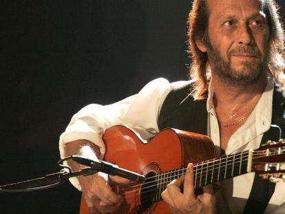 Paco de Lucía, en una actuación en 2004.