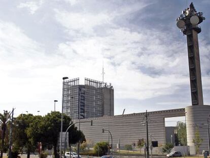 Centro de producci&oacute;n de Canal 9 en Burjassot.