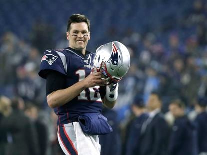 El 'quarterback' Tom Brady, esta temporada con los New England Patriots.