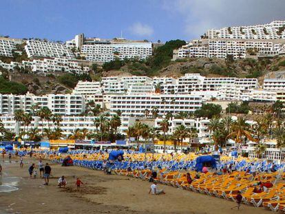 Vista de Puerto Rico-Mogán (Gran Canaria).