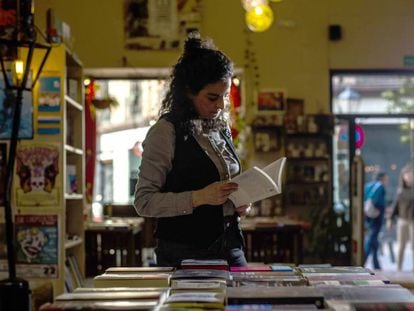 Librería Cervantes, en la calle del Pez.