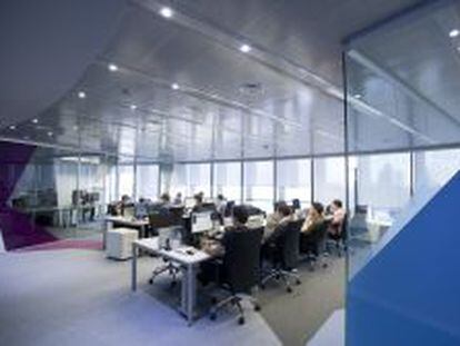 Imagen de las oficinas de The Telecoming Group en Madrid. 