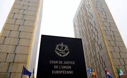 File image of the headquarters of the Court of Justice of the European Union, in Luxembourg.