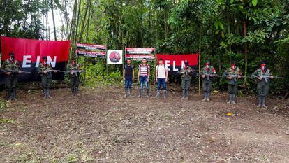 Liberación de tres militares secuestrados por el ELN en Arauca, el pasado miércoles.