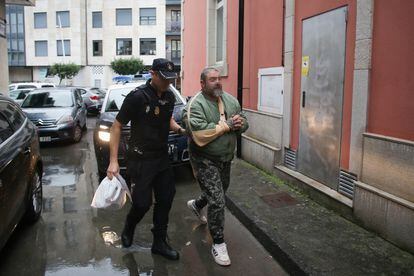 Un detenido el pasado año en Monforte de Lemos (Lugo) por su presunta participación en la organización neonazi 'Combate 18'.