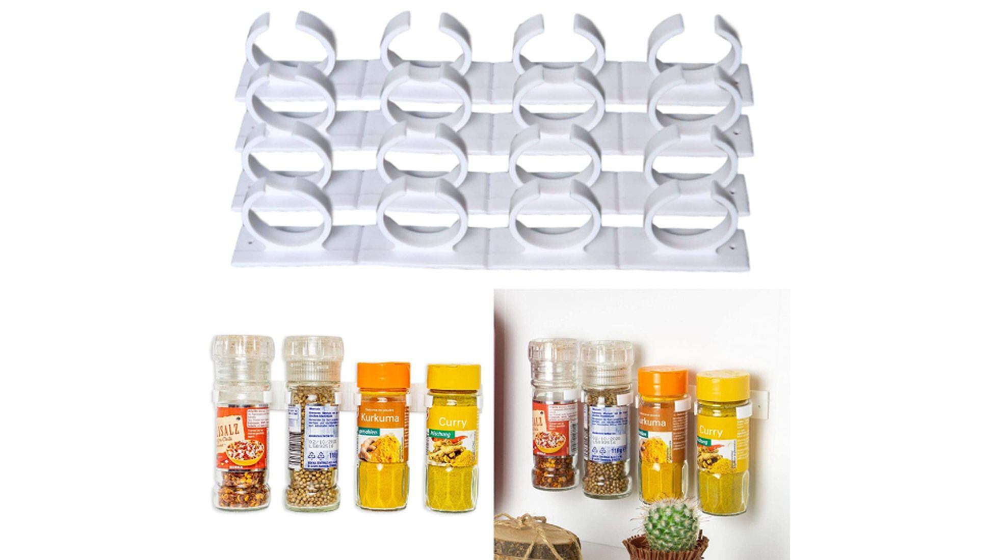 Especiero Organizador, Juego de 16 botes para especias de cocina