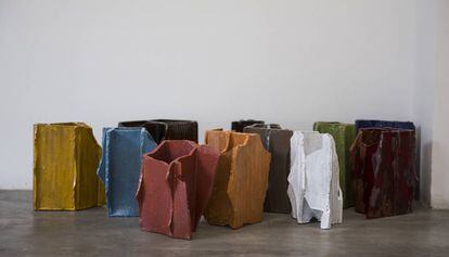 Una de les realitzacions de Blanca Casas per a la seva mostra &#039;Material sensible&#039;.