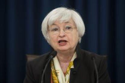 La presidenta de la Reserva Federal de EEUU (Fed), Janet Yellen.