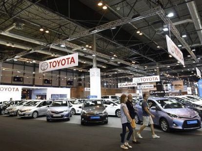 Veh&iacute;culos de Toyota en el Sal&oacute;n del Veh&iacute;culo de Ocasi&oacute;n en Madrid